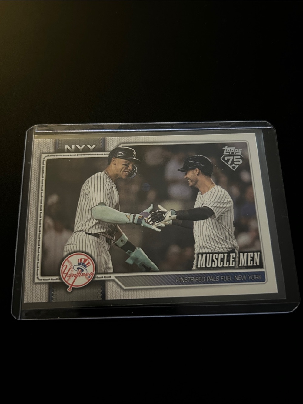 Topps 2026 Series 2 Muscle Men Aaron Judge Cody Bellinger Yankees #479